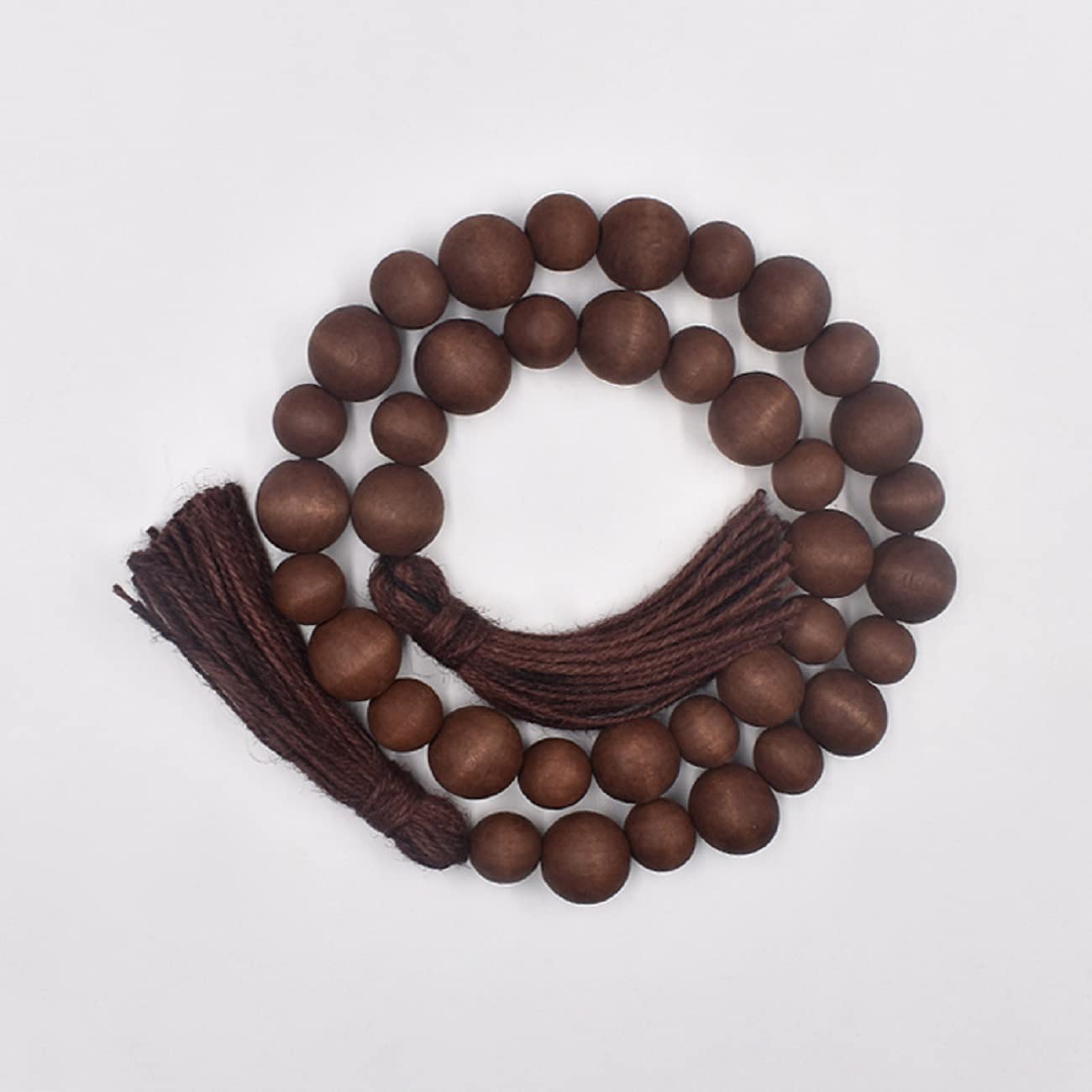 Amazon.co.jp: Decoendiy コーヒーウッドビーズタッセル ダーク